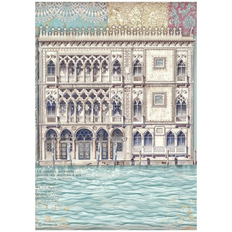 Stamperia - Venice City of Art - A4 Rice Paper - Palace Museum