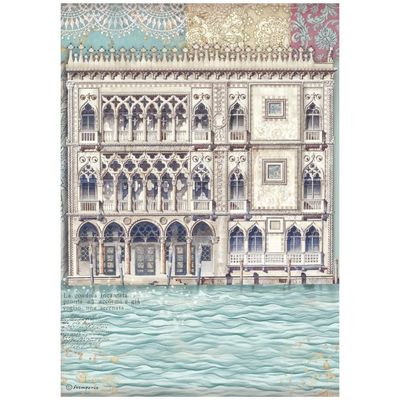 Stamperia - Venice City of Art - A4 Rice Paper - Palace Museum