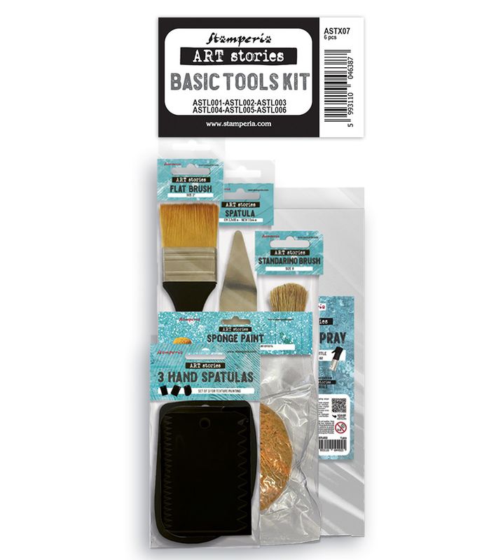 Stamperia - Art Stories - Basic Tools Kit - 6 Pcs