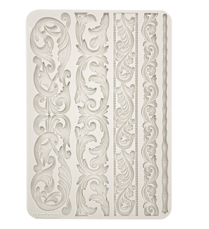 Stamperia - Art Stories - Big A4 Silicone Moulds - Stripes