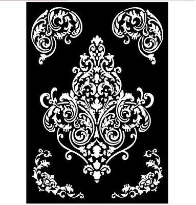 Stamperia - Art Stories - Big A3 Stencil - Frieze and Corners