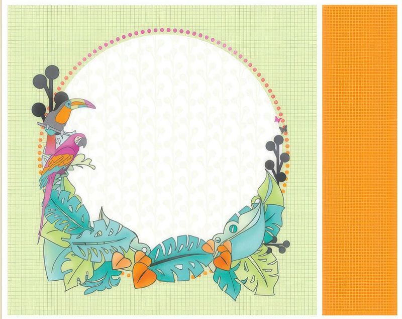 Kaisercraft - Pina Colada- 12&quot;x12&quot; Double-sided Paper - Sunrise