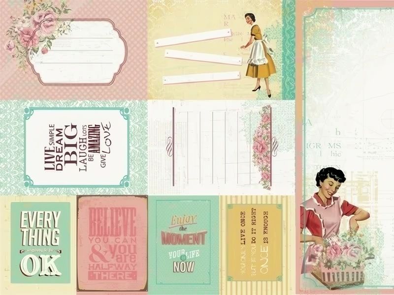 Kaisercraft - Tea Break - 12&quot;x12&quot; Double-sided Paper - Kingston