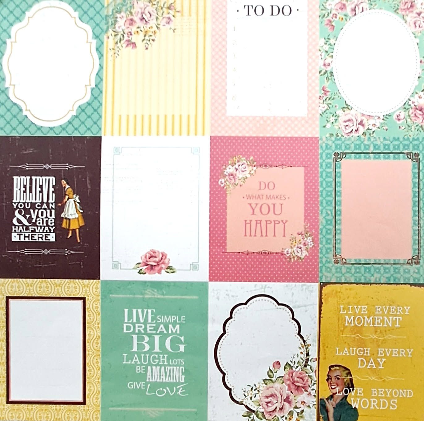 Kaisercraft - Tea Break - 12&quot;x12&quot; Double-sided Paper - Yoyo