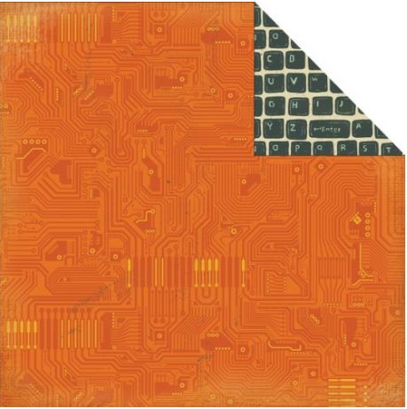 Kaisercraft - Technologic - 12&quot;x12&quot; Double-sided Paper - Abort