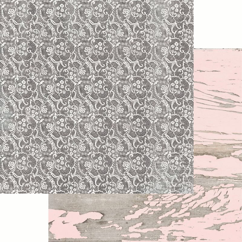 Kaisercraft - Cottage Rose - 12&quot;x12&quot; Double-sided Paper - Crochet