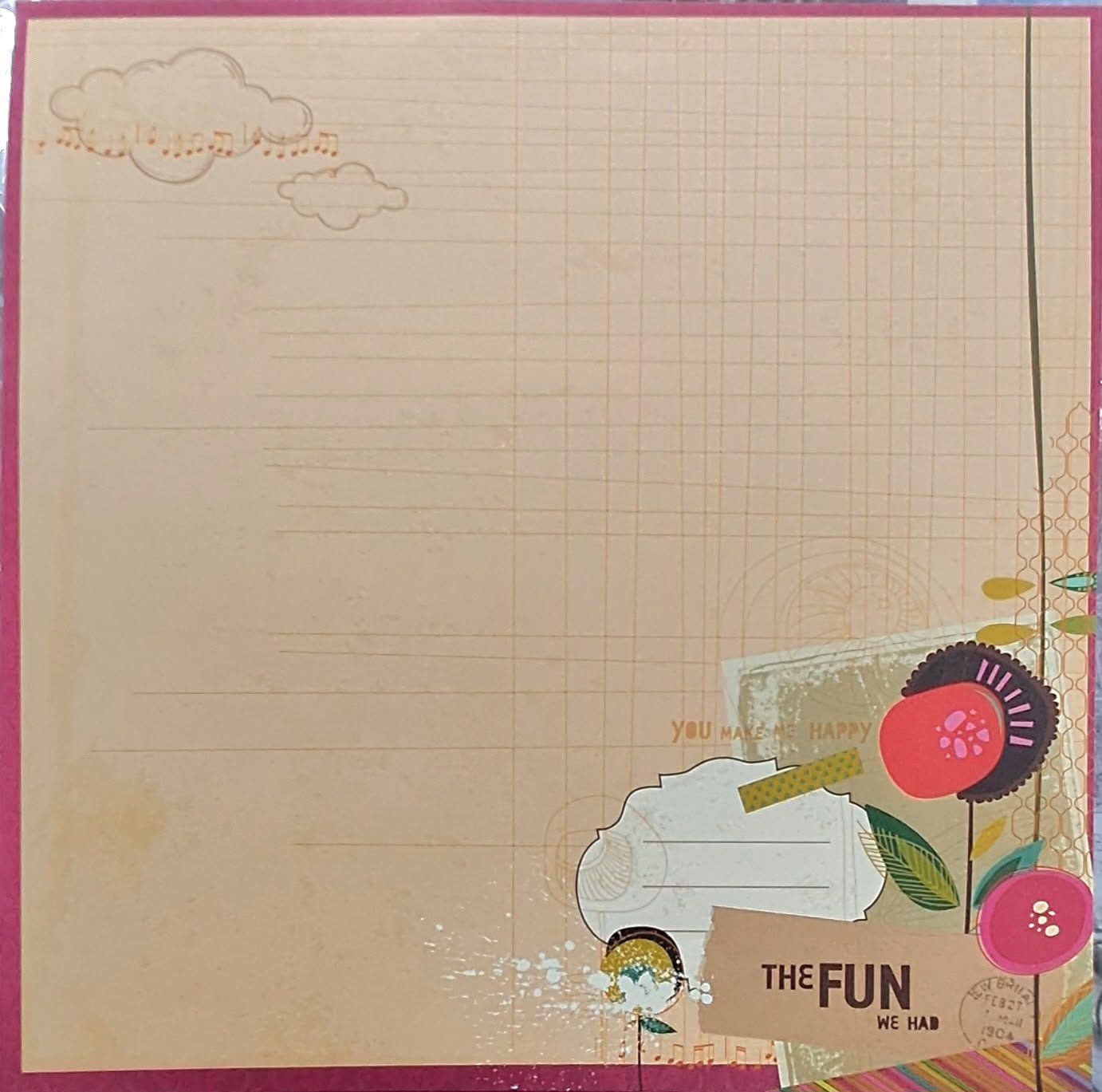 Kaisercraft - Hopscotch - 12&quot;x12&quot; Double-sided Paper - Wicked