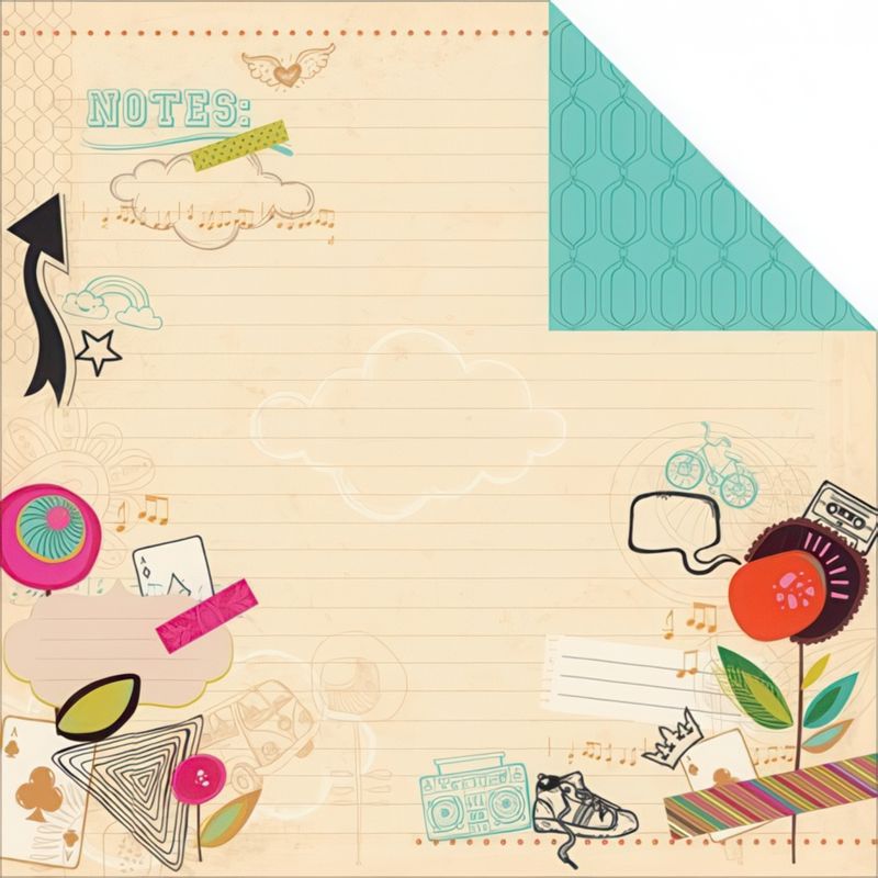 Kaisercraft - Hopscotch - 12&quot;x12&quot; Double-sided Paper - Fab