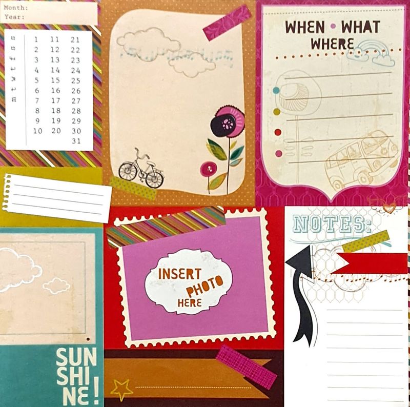 Kaisercraft - Hopscotch - 12&quot;x12&quot; Double-sided Paper - Majestic