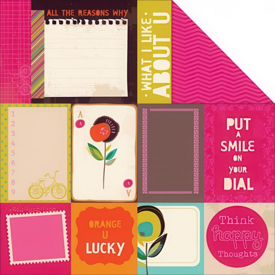 Kaisercraft - Hopscotch - 12&quot;x12&quot; Double-sided Paper - Ace