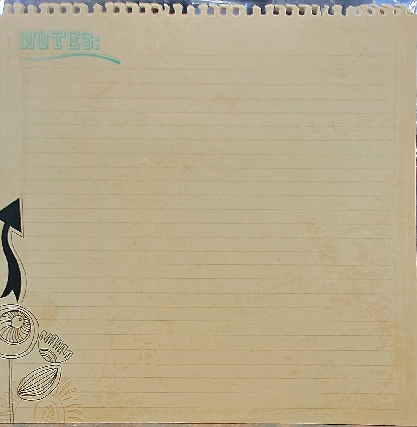 Kaisercraft - Hopscotch - 12&quot;x12&quot; Die Cut Paper - Notes