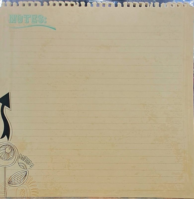 Kaisercraft - Hopscotch - 12&quot;x12&quot; Die Cut Paper - Notes