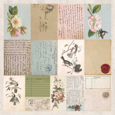 Kaisercraft - Cherry Tree Lane - 12&quot;x12&quot; Die Cut Paper - Letters
