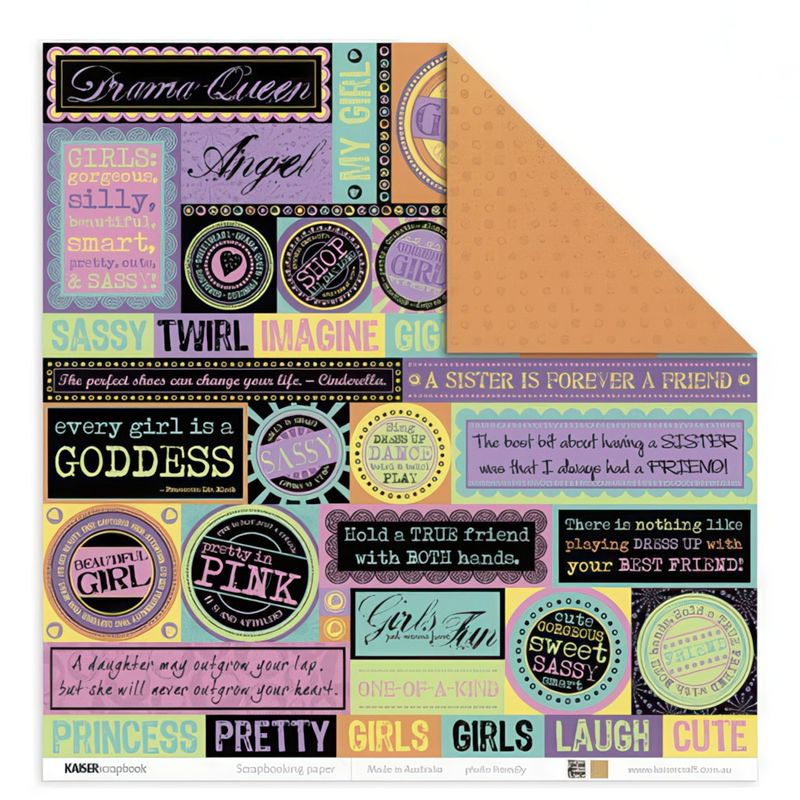 Kaisercraft - Allsorts 12&quot;x12&quot; Double-sided Paper - Mango