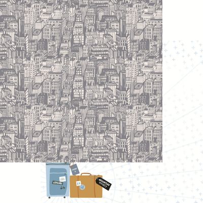 Kaisercraft - Let&#39;s Go - 12&quot;x12&quot; Double-sided Paper - Cities
