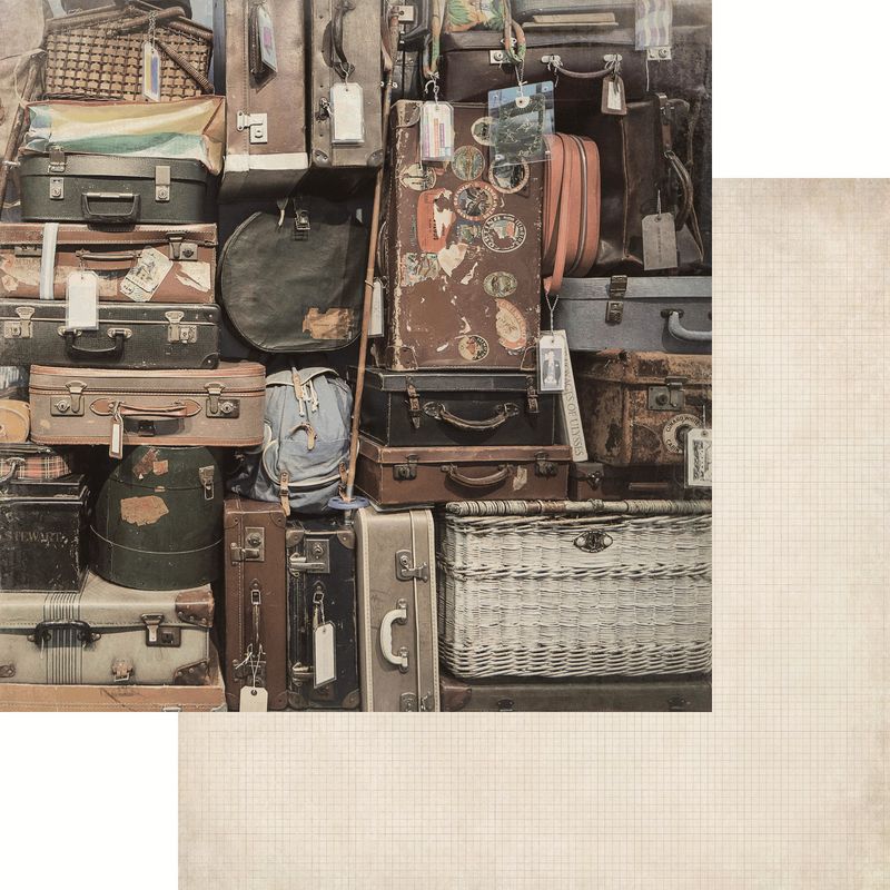 Kaisercraft - Just Landed - 12&quot;x12&quot; Double-sided Paper - Baggage