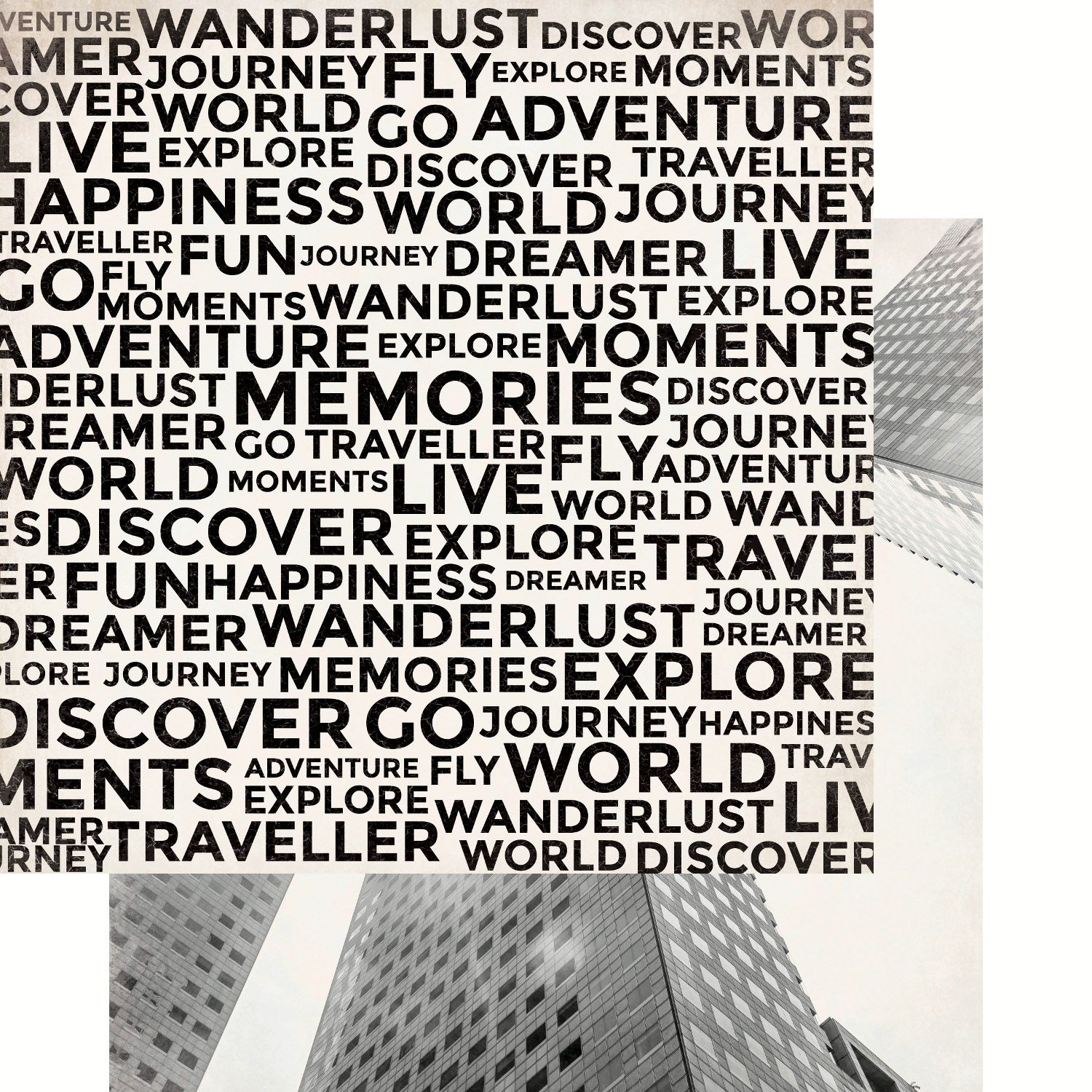 Kaisercraft - Just Landed - 12&quot;x12&quot; Double-sided Paper - Big City