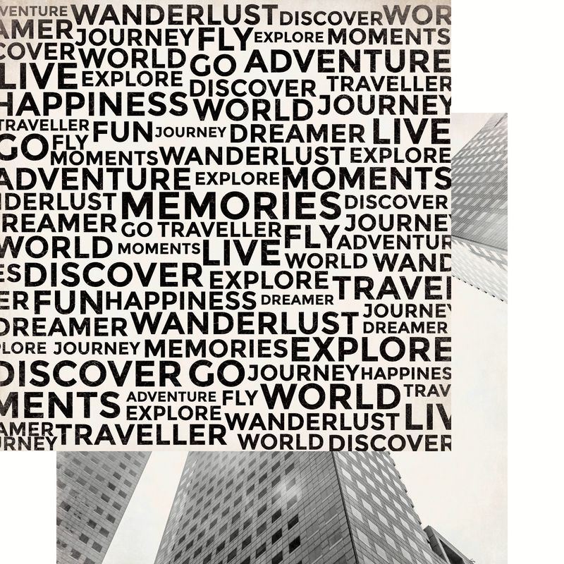 Kaisercraft - Just Landed - 12&quot;x12&quot; Double-sided Paper - Big City