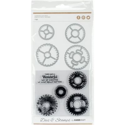 Kaisercraft - Stamp  and Die Set - Cogs
