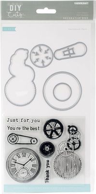 Kaisercraft - Stamp  and Die Set - Mechanical Parts