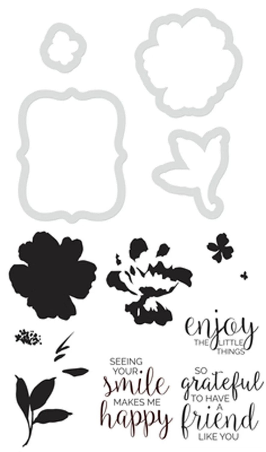 Kaisercraft - Stamp  and Die Set - Watercolour Friends