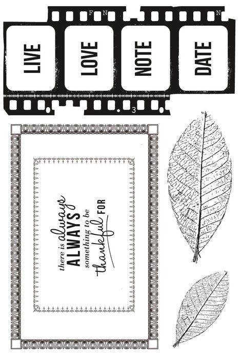 Kaisercraft - Clear Stamp Set - Art of Life