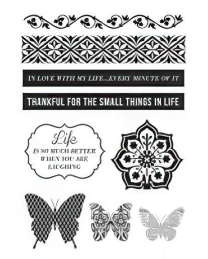 Kaisercraft - Clear Stamp Set - Be-You-tiful