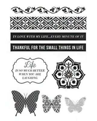Kaisercraft - Clear Stamp Set - Be-You-tiful