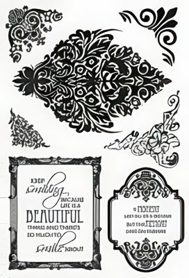 Kaisercraft - Clear Stamp Set - Lady Rose