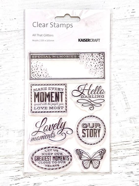 Kaisercraft - Clear Stamp Set - All that Glitters