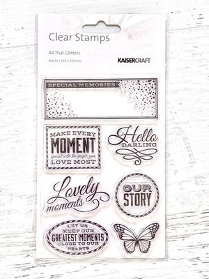 Kaisercraft - Clear Stamp Set - All that Glitters