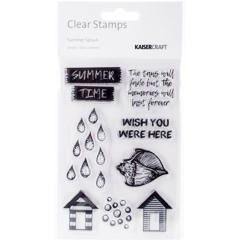 Kaisercraft - Clear Stamp Set - Summer Splash