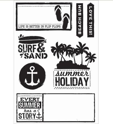Kaisercraft - Clear Stamp Set - Sandy Toes