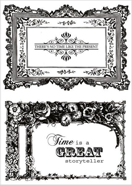 Kaisercraft - Clear Stamp Set - Miss Empire - Frames