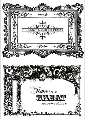 Kaisercraft - Clear Stamp Set - Miss Empire - Frames