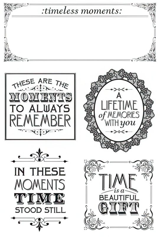 Kaisercraft - Clear Stamp Set - Betsy&#39;s Couture