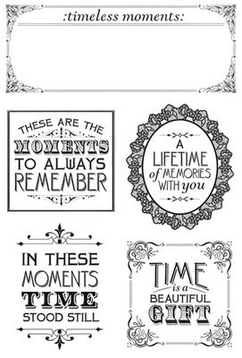 Kaisercraft - Clear Stamp Set - Betsy&#39;s Couture