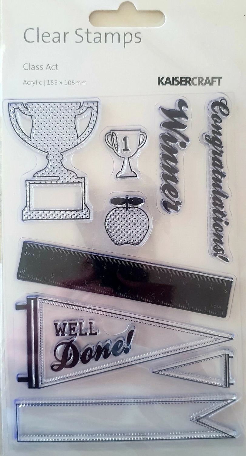 Kaisercraft - Clear Stamp Set - Class Act