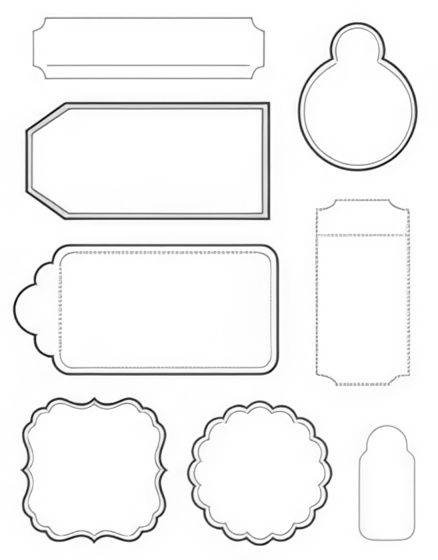 Kaisercraft - Clear Stamp Set - Tags