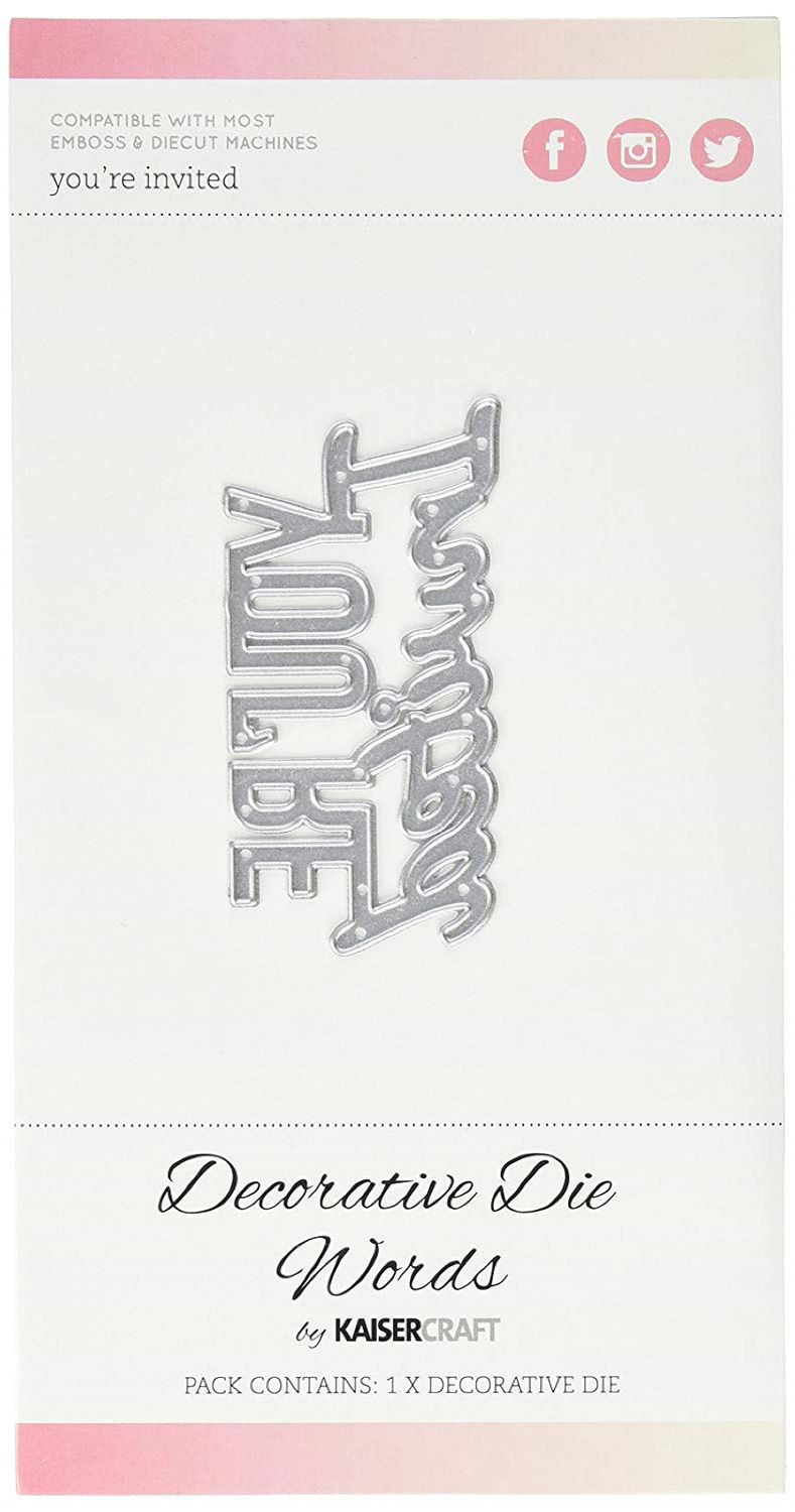 Kaisercraft - Decorative Die - Words - You&#39;re Invited