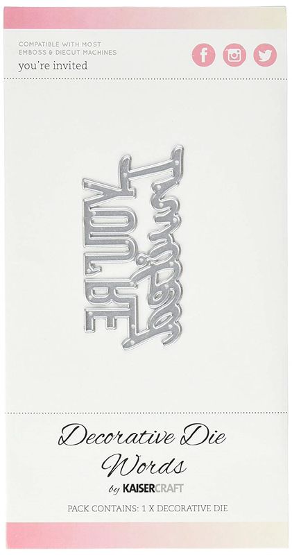 Kaisercraft - Decorative Die - Words - You&#39;re Invited