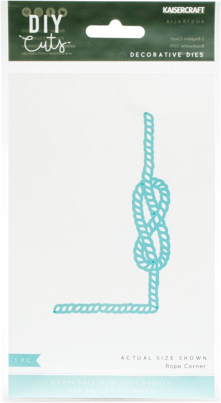 Kaisercraft - Decorative Die - Seaside - Rope Corner