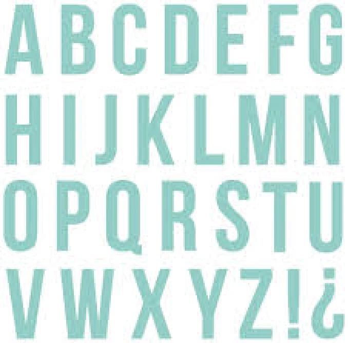 Kaisercraft - Decorative Die - Alphabet - Uppercase