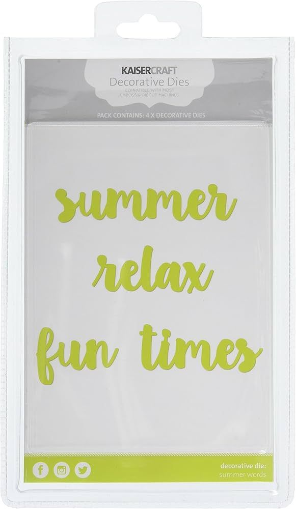 Kaisercraft - Decorative Die - Words - Summer Words