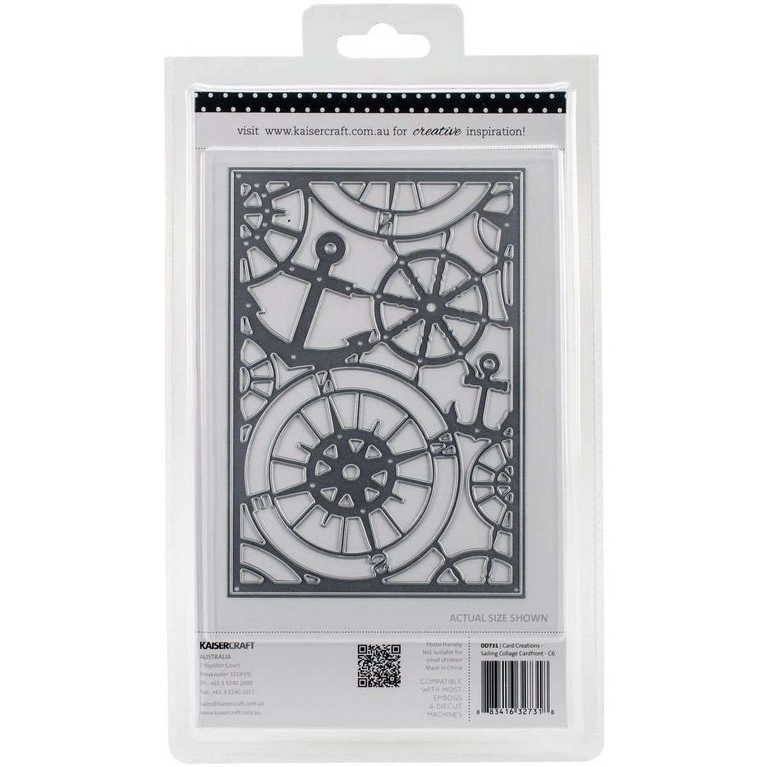 Kaisercraft - Decorative Die - Seaside - Sailing Card Front