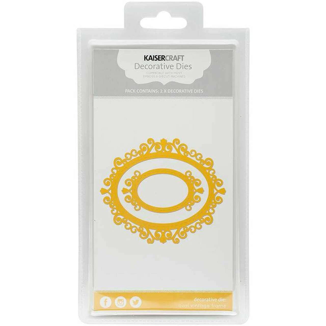 Kaisercraft - Decorative Die - Oval Vintage Frame