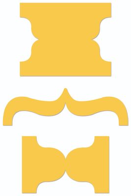 Kaisercraft - Decorative Die - Tabs and Brackets