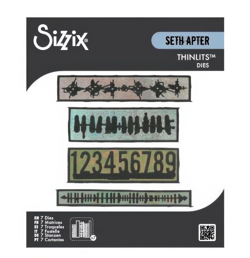 Sizzix - Seth Apter - Thinlits Die Set - Borderlines