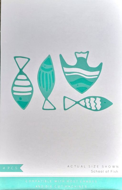 Kaisercraft - Decorative Die - Seaside - School of Fish