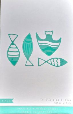 Kaisercraft - Decorative Die - Seaside - School of Fish